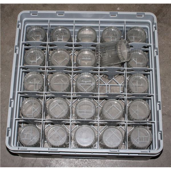 NEW COMMERCIAL DISHWASHER RACK WITH CUPS