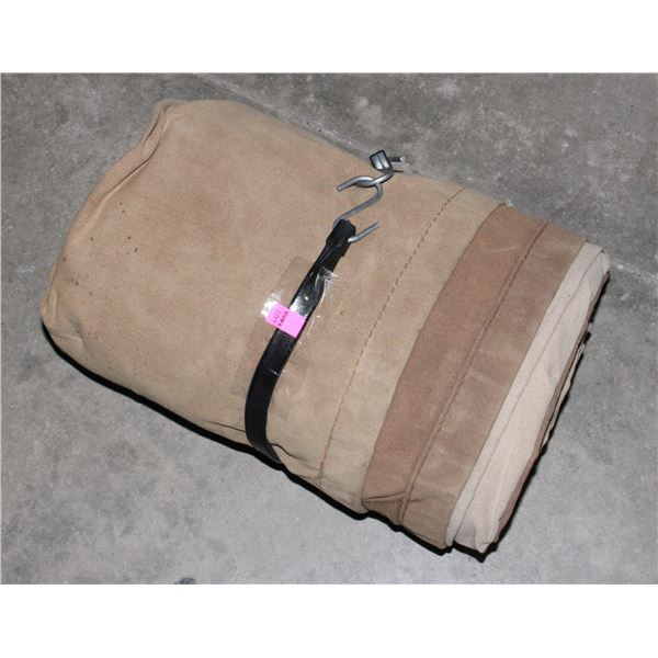 HEAVY DUTY BURLAP TRAILER TARP