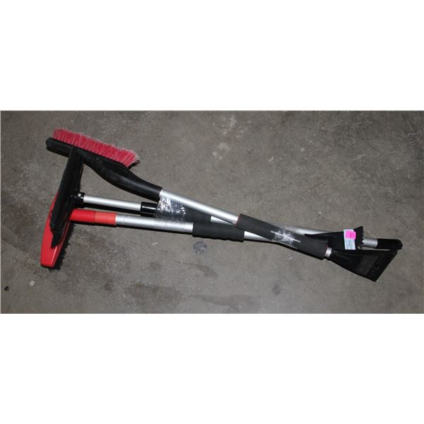 THREE SNOW BRUSHES
