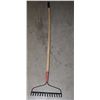 Image 1 : WOOD HANDLE GRAVEL RAKE