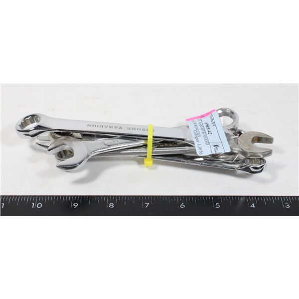 BUNDLE OF WRENCHES. 7/16", 1/2", 1/2", 13mm, 9/16", 9/16"