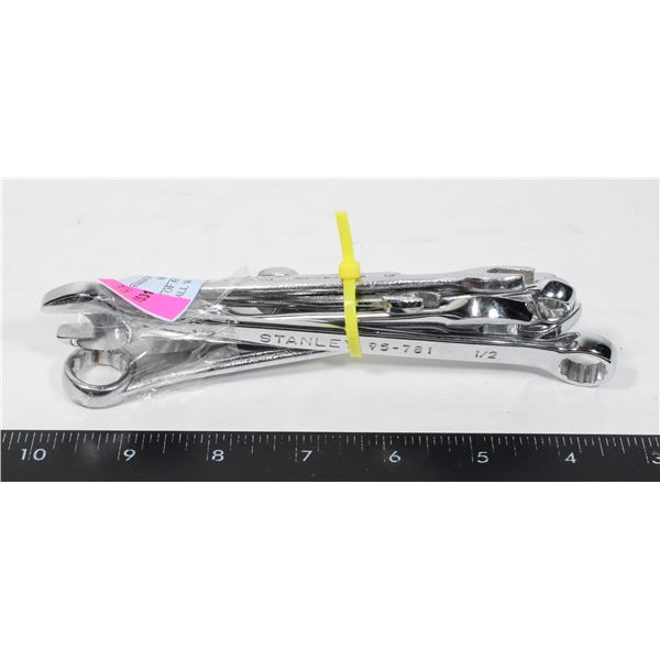 BUNDLE OF WRENCHES. 6mm, 5/16", 1/4", 11mm, 1/2", 1/2", 14mm