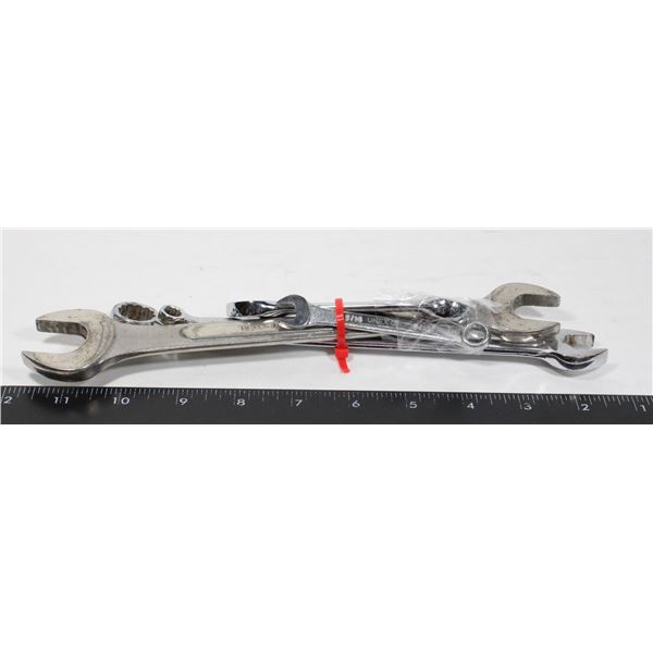 BUNDLE OF WRENCHES. 15mm, 7/8", 7mm, 9/16", 5/16"