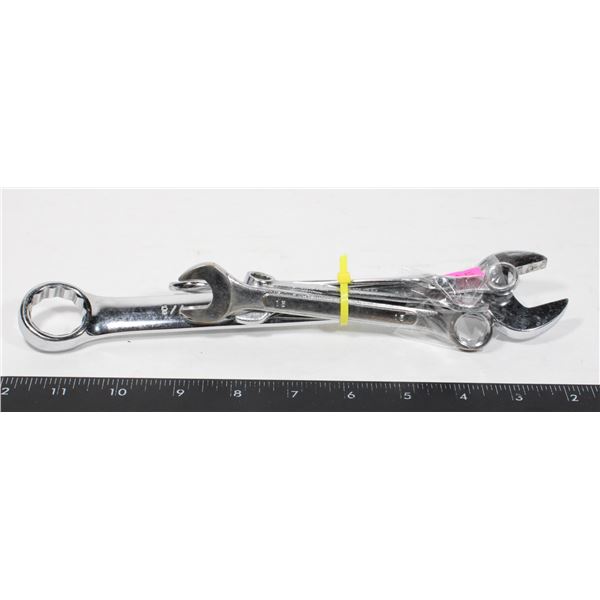 BUNDLE OF WRENCHES. 3/8", 6mm, 13mm, 7/8", 10mm