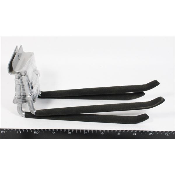 TWO HEAVY DUTY GARAGE ORGANIZER HANGERS