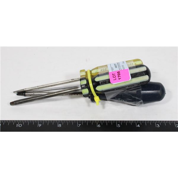 BUNDLE OF ASSORTED SCREWDRIVERS