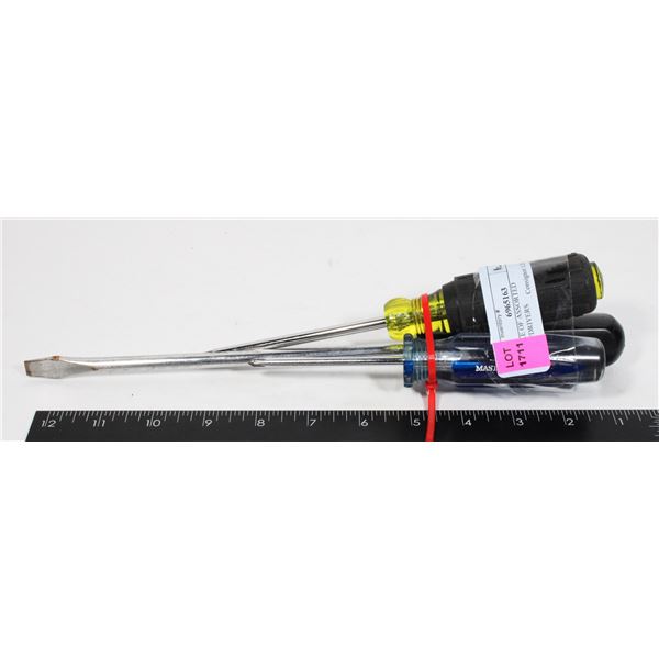 BUNDLE OF ASSORTED SCREWDRIVERS