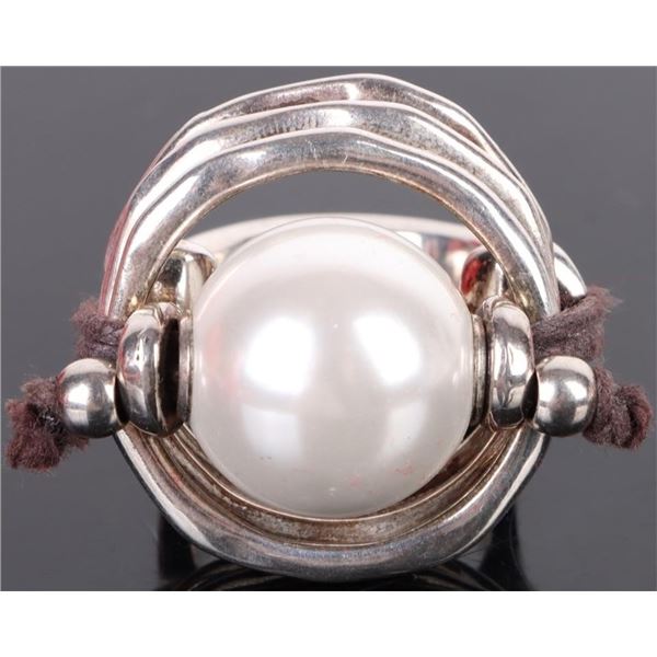 UNO DE 50 STERLING SILVER DESIGNER RING