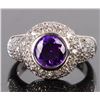 Image 1 : STERLING SILVER ASSORTED GEMSTONE LADIES RING