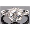Image 1 : 2.0CT MOISSANITE STERLING SILVER LADIES RING
