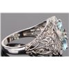 Image 6 : ORNATE FILIGREE CUBIC ZIRCONIUM STERLING RINGS