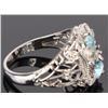 Image 7 : ORNATE FILIGREE CUBIC ZIRCONIUM STERLING RINGS
