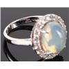 Image 10 : OPAL & MOONSTONE STERLING SILVER LADIES RINGS