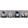 Image 1 : OPAL & MOONSTONE STERLING SILVER LADIES RINGS