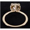 Image 2 : 10K YELLOW GOLD DIAMOND LADIES RING