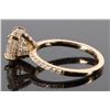 Image 3 : 10K YELLOW GOLD DIAMOND LADIES RING