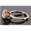 Image 4 : 10K YELLOW GOLD DIAMOND LADIES RING