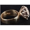 Image 3 : 1.01CTW DIAMOND FLOWER 10K GOLD LADIES RING