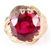 Image 1 : 10K YELLOW GOLD 11.5OCT RUBY LADIES RING