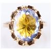Image 1 : 10K GOLD 12.85CT PITAMBARI SAPPHIRE LADIES RING