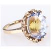Image 4 : 10K GOLD 12.85CT PITAMBARI SAPPHIRE LADIES RING