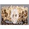 Image 1 : 14K YELLOW GOLD QUARTZ MARQUISE LADIES RING