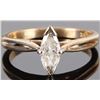 Image 1 : 0.50CT CENTER MARQUISE DIAMOND 14K GOLD RING