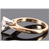 Image 3 : 0.50CT CENTER MARQUISE DIAMOND 14K GOLD RING