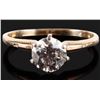 Image 1 : 1CT NATURAL DIAMOND SOLITAIRE 14K GOLD RING