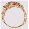 Image 3 : 14K 1.5CTW  DIAMOND LADIES GOLD  CLUSTER RING