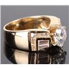 Image 2 : 14K YELLOW GOLD 1.5CT DIAMOND LADIES RING