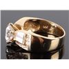 Image 3 : 14K YELLOW GOLD 1.5CT DIAMOND LADIES RING