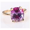 Image 5 : GORGEOUS 14K 4.20CT BICOLOR SAPPHIRE LADIES RING