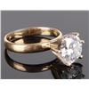 Image 4 : 14K GOLD 2.43CT ROUND DIAMOND SOLITAIRE RING