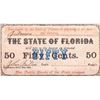 Image 1 : 1863 STATE OF FLORIDA 50 CENTS UNCUT NOTES