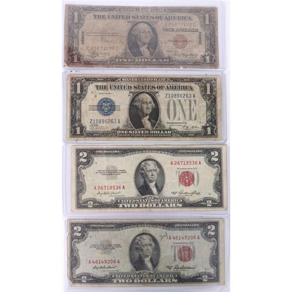 COLLECTIBLE USA HAWAII, SILVER & RED NOTES - (4)