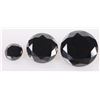 Image 1 : 26.10CTW ROUND LOOSE PRECIOUS BLACK DIAMONDS