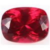 Image 1 : 11.65CT RED CUSHION-CUT RUBY LOOSE GEMSTONE