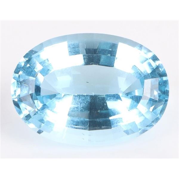 16.75 CT LOOSE TOPAZ OVAL CUT GEMSTONE