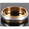 Image 2 : TIFFANY & CO. 18K YELLOW GOLD & STERLING MEN RING