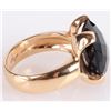 Image 3 : 18K YELLOW GOLD BLACK ONYX LADIES RING