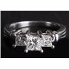 Image 3 : 1.57CTW DIAMOND PLATINUM LADIES RING W/ APP