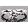 Image 1 : PLATINUM GCAL CERT VS1 1.05CT LAB DIAMOND  RING