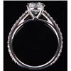 Image 2 : PLATINUM GCAL CERT VS1 1.05CT LAB DIAMOND  RING