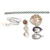 Image 2 : GEODE, GEMSTONE & SHELL STERLING SILVER JEWELRY