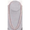 Image 2 : BEAUTIFUL 14K AKOYA  BLUSH PINK 8MM PEARL NECKLACE