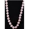 Image 3 : BEAUTIFUL 14K AKOYA  BLUSH PINK 8MM PEARL NECKLACE