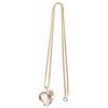 Image 3 : 14K YELLOW GOLD HEART BIRTH STONE NECKLACE