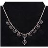 Image 1 : AMETHYST STERLING SILVER LADIES NECKLACE
