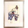 Image 1 : LEON BAKST ORIGINAL MIXED MEDIA BALLET "LA PERI"